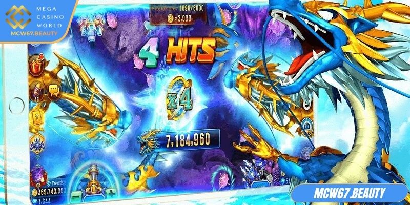 Cách ăn xu Dragon Fishing MCW67