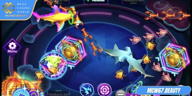 Sân khấu disco rực rỡ dưới đáy biển trong Fishing Disco MCW67
