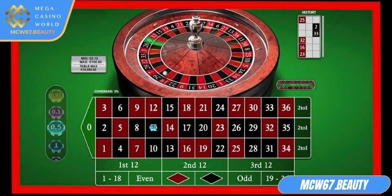 Cách siêu phẩm Roulette MCW67 hoạt động